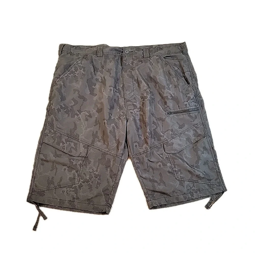 Plugg Cargo Pocket Camouflage Mens Size 46 Polyester Board Swim Shorts Trunks‎
